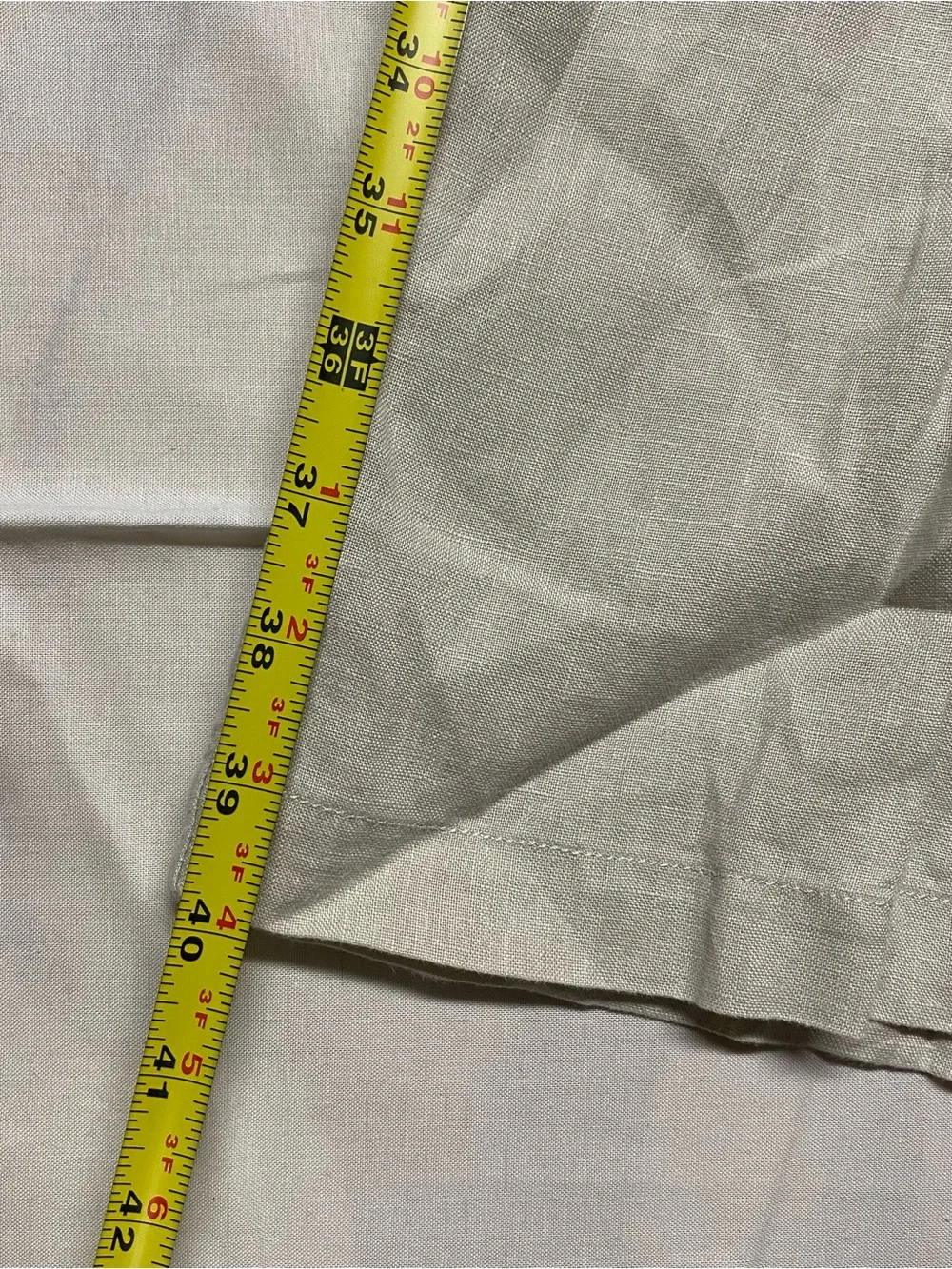 Banana Republic Linen Blend Pants in Light Cream